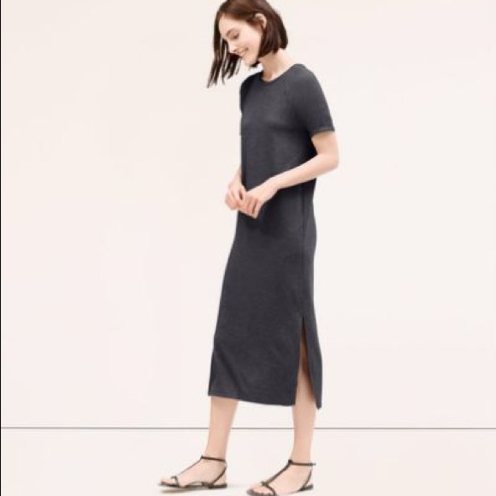 Loft midi T shirt dress